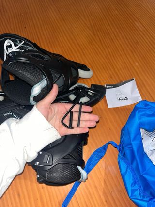 Patines en línea negros 4 ruedas