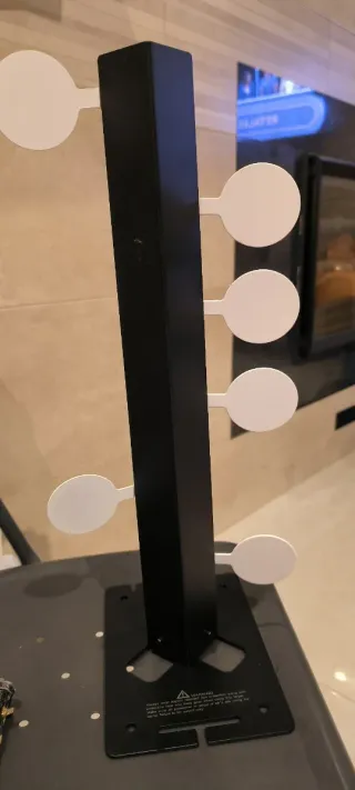 Diana metálica móvil para tiro