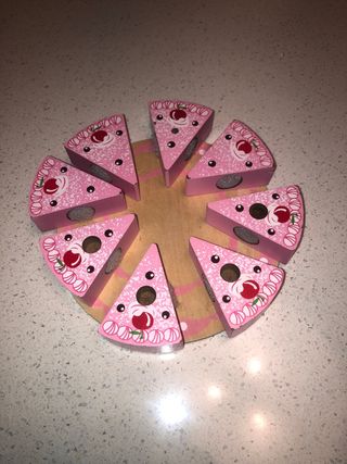 Tarta de Cumpleaños Madera Juguete