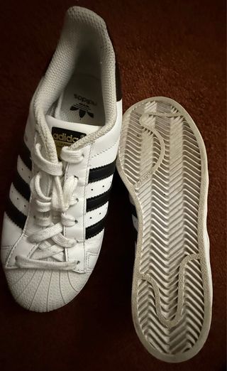 Zapatillas Adidas Superstar Blancas y Negras