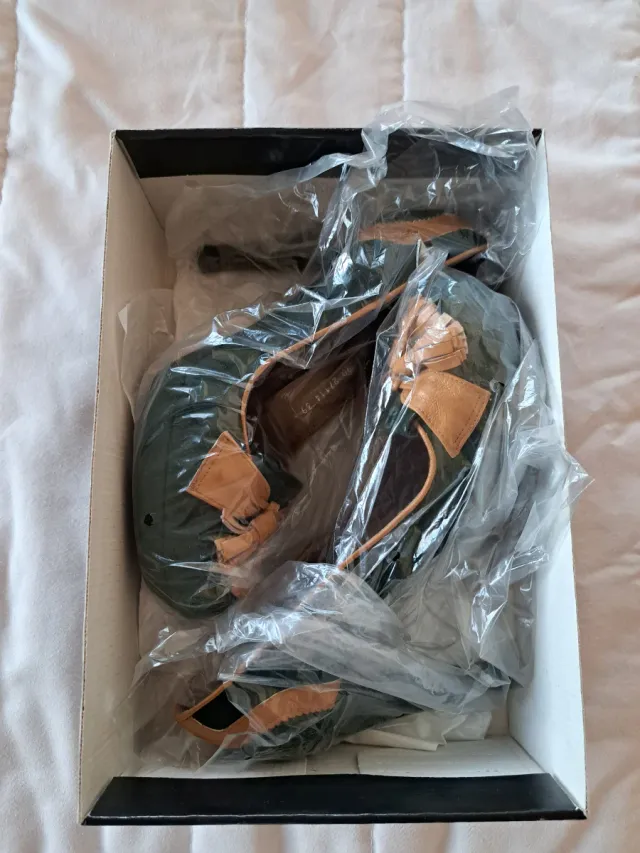 Zapatos La Ville Talla 39 Verde Acharolado