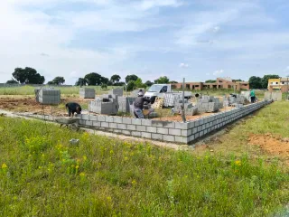 Muros bloques de hormigón