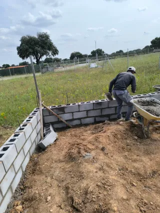 Muros bloques de hormigón