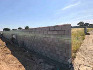 Muros bloques de hormigón