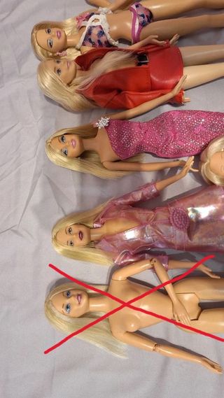 Lote de muñecas Barbies vintage