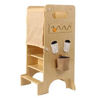 TORRE DI APPRENDIMENTO MONTESSORI IN LEGNO