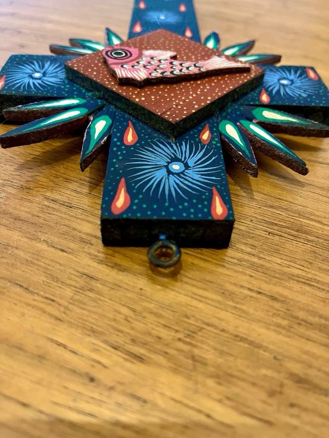 Croce artigianale in legno OAXACA Messico