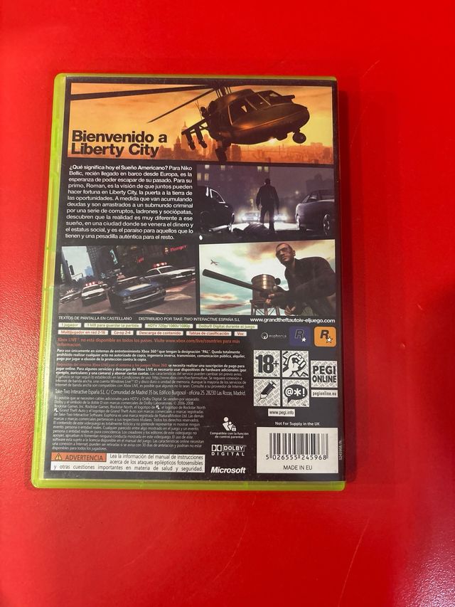 Grand Theft Auto IV Xbox 360