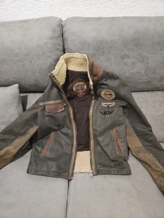 Chaqueta Chevignon Talla L Marrón Verde