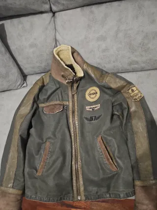 Chaqueta Chevignon Talla L Marrón Verde