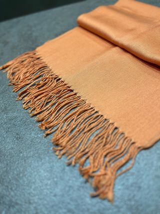 Sciarpa Pashmina Leggera in lana Arancione
