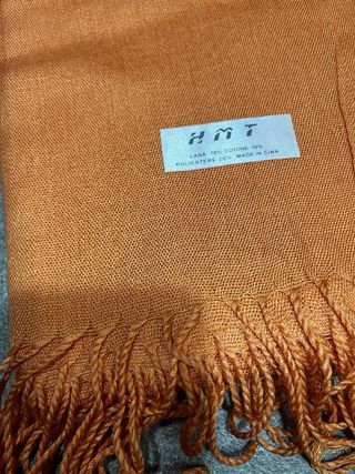 Sciarpa Pashmina Leggera in lana Arancione