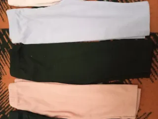 Lote 9 leggings niña talla 12/18 meses