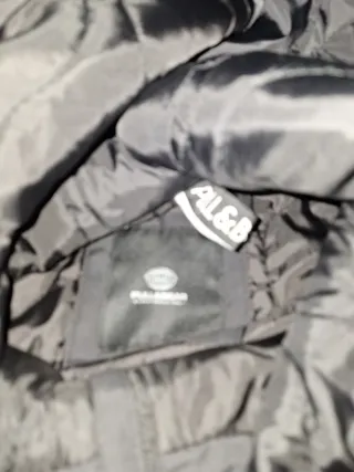 Chaqueta Anorak Pull&Bear Talla S Negra