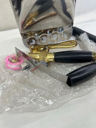 NUEVA Pistola Mortero Tolva 4 Boquillas