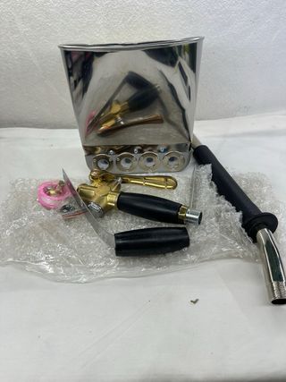 NUEVA Pistola Mortero Tolva 4 Boquillas