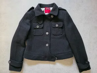 Cappottino donna nero corto