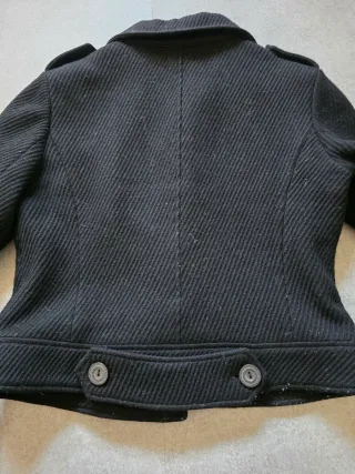 Cappottino donna nero corto