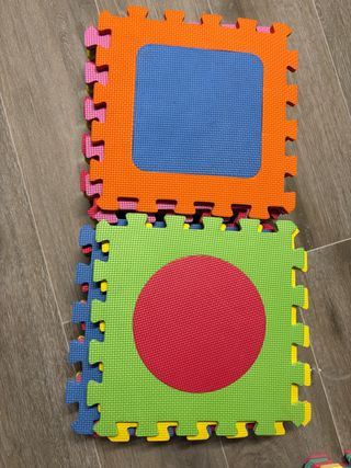 18 Piezas Puzzle Suelo Bebé Colores