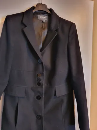 Cappotto lana Camomilla  nero taglia xl