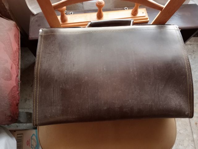 Carteras de cuero vintage marrón