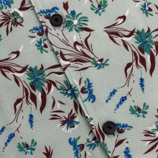 Camicia Acne Studios Fantasia Floreale Verde Tg. M