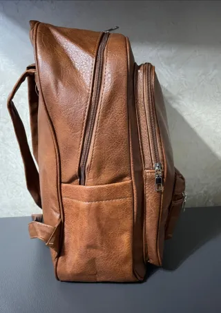 Zaino uomo marrone nuovo