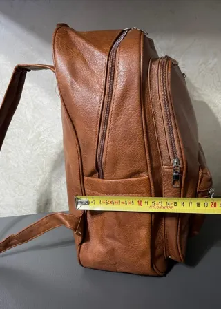 Zaino uomo marrone nuovo