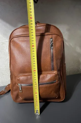 Zaino uomo marrone nuovo