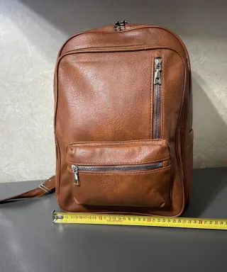 Zaino uomo marrone nuovo