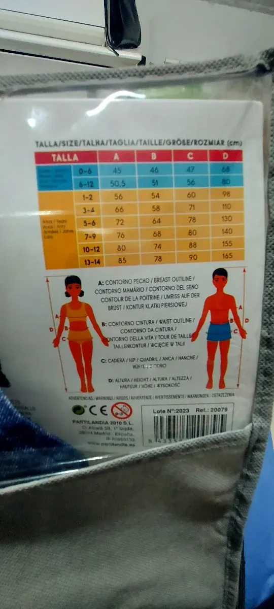 Disfraz Chucky Muñeco Asesino 10-12 años