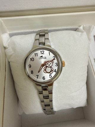 Lotus Reloj Niña Osito con Pulsera