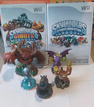 Skylanders Spyro Adventure y Giants Wii