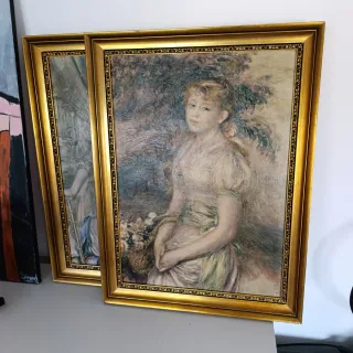 Antichi cornici dorate per quadri