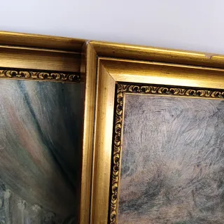 Antichi cornici dorate per quadri