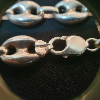 Pulsera Plata 925 (Gucci - Calabrote)