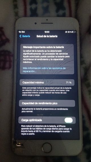 iPhone 7 Plus Dorado/Blanco