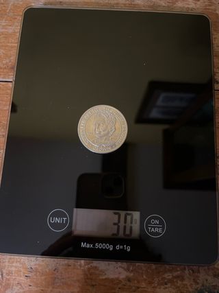 Moneda 5 Libras Gibraltar Reina Madre 1900-1990