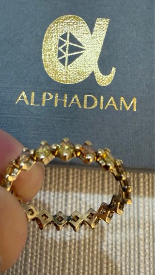 Precioso Anillo de Oro Y Diamantes