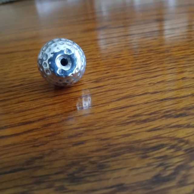 set di 6 segnaposto argentati, ideale per golfisti