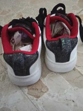 Botines Niña Minnie Mouse Blancos