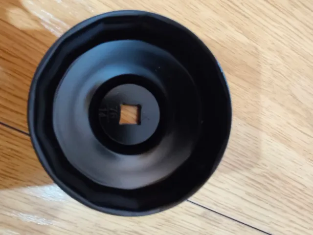 Tampa de filtro de óleo para carro 76mm 14 lâminas