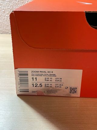 Nike Zoom Rival XC6 Talla 45