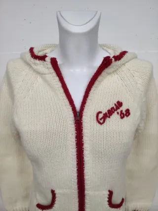 Cardigan donna Grease '68 cappuccio vintage