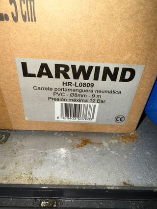 Enrollador Manguera Neumática Larwind NUEVO