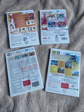 Pack 4 Juegos Wii: Wii Sports, Fit Plus, Active, I