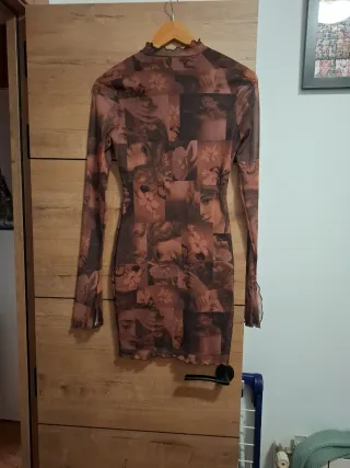 Vestido SHEIN Malla Estampado Talla S