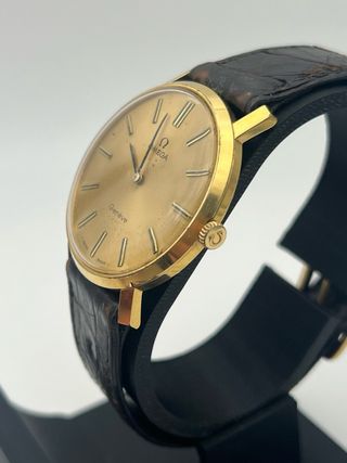 Omega Genève carica manuale placcato oro