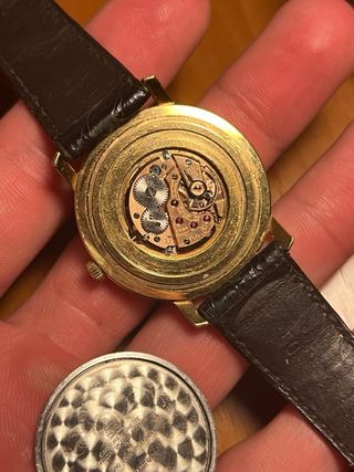 Omega Genève carica manuale placcato oro