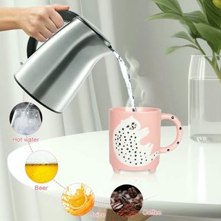 Taza de Cerámica Spotted Cat 320ML Rosa